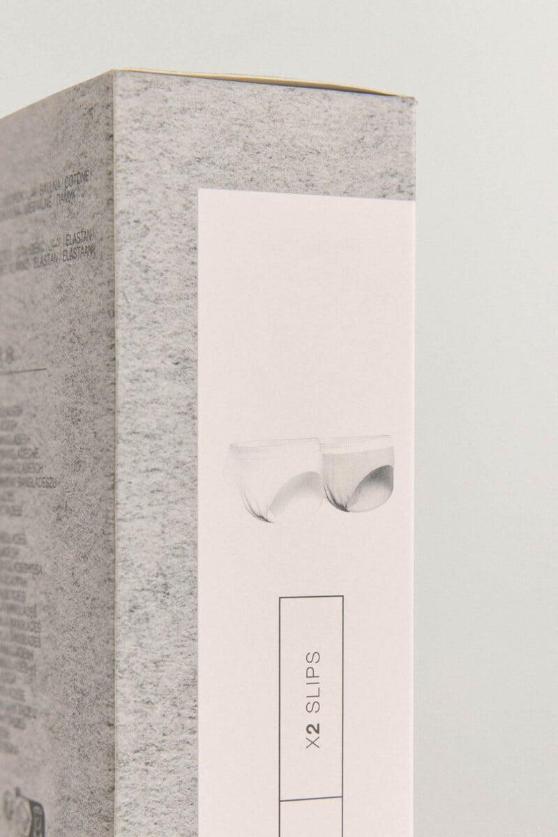 Cortefiel Pack 2 Slip Punto