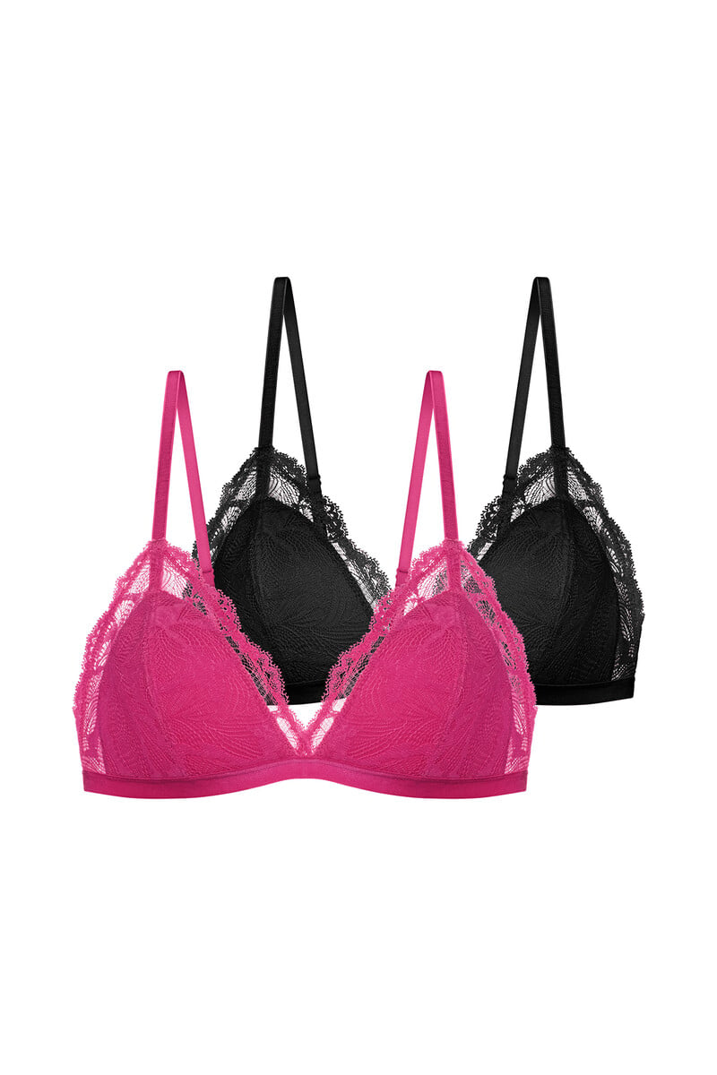 Cortefiel Pack 2 sujetadores bralettes
