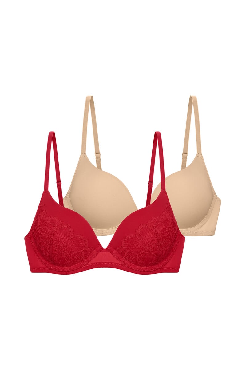 Cortefiel Pack 2 sujetadores push up