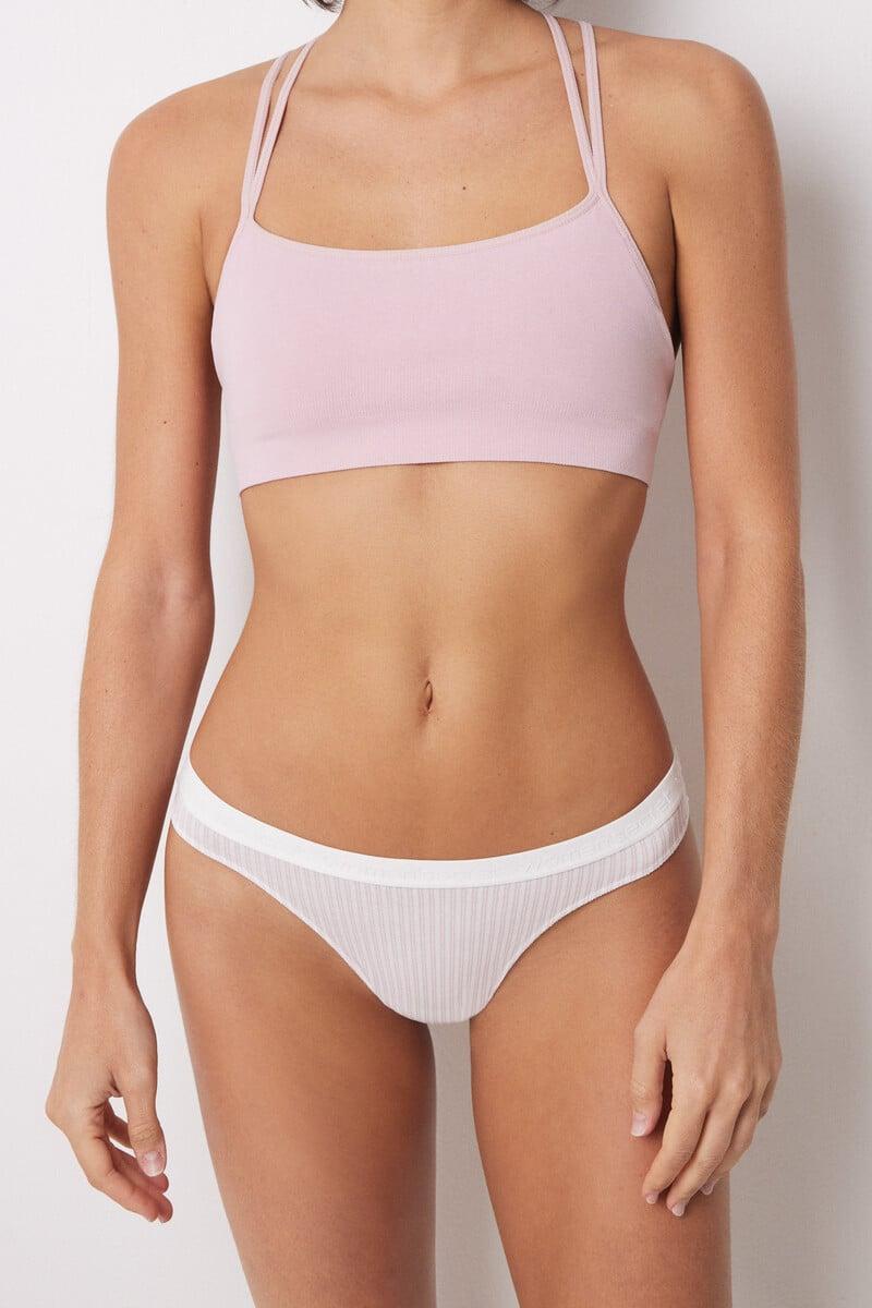 Cortefiel Pack 3 Tangas Algodón Logo