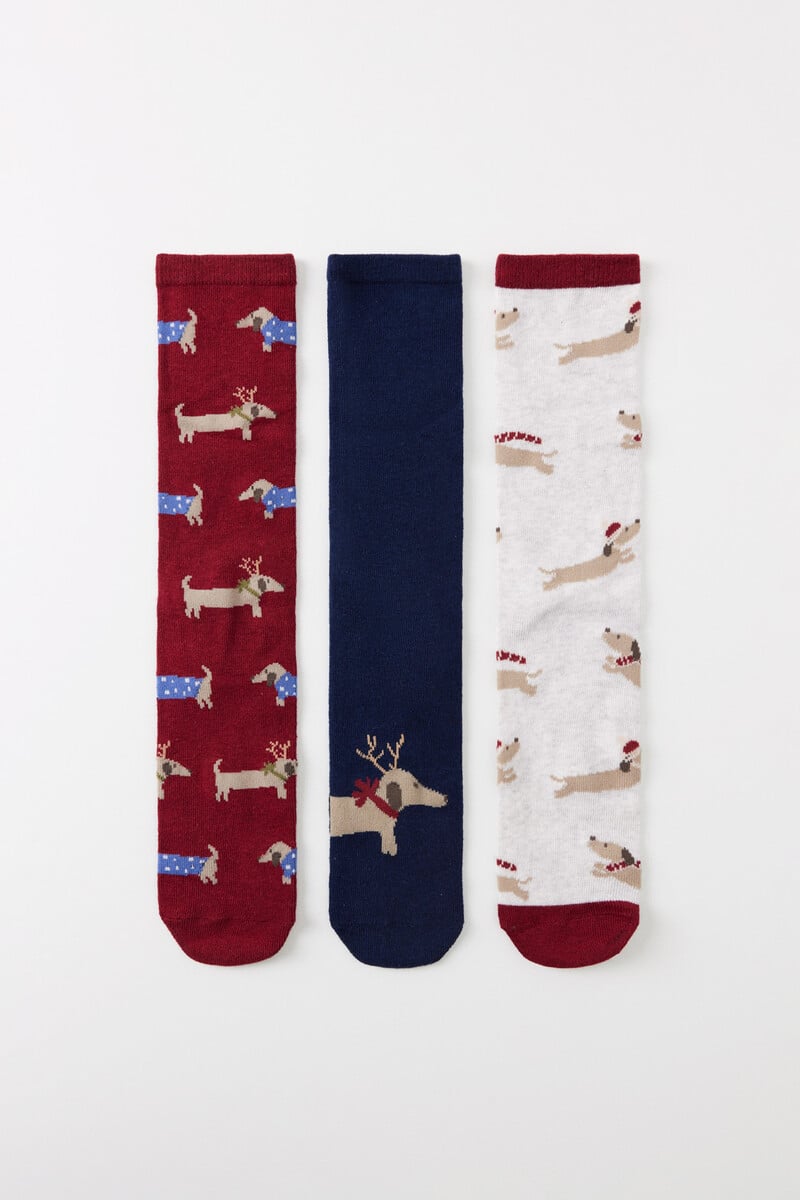 Cortefiel Pack 6 Calcetines Altos Salchichas