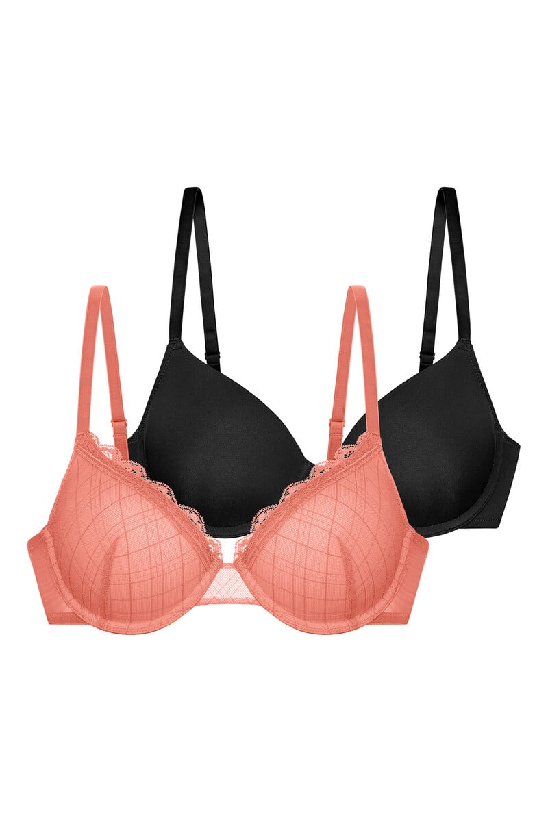 Cortefiel Pack De 2 Sujetadores Con Relleno