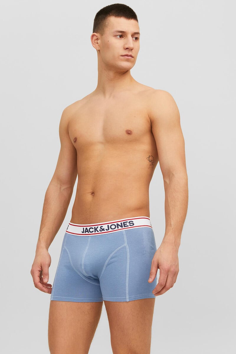 Cortefiel Pack de 3 bóxers combinados de algodón