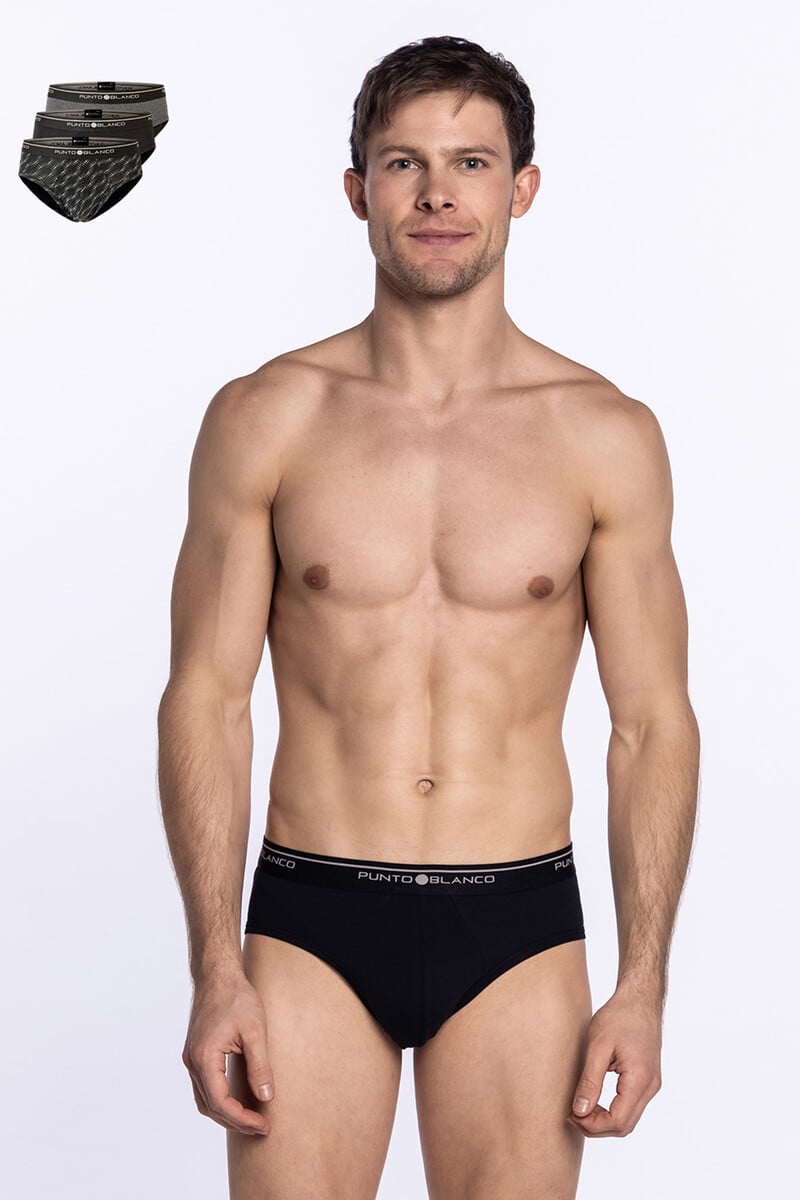 Cortefiel Pack De 3 Slips Algodón