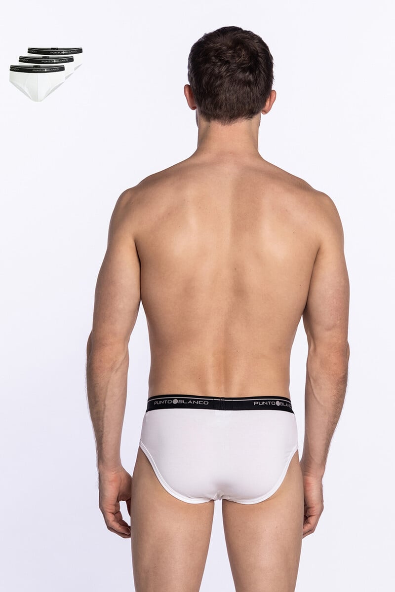 Cortefiel Pack De 3 Slips Algodón