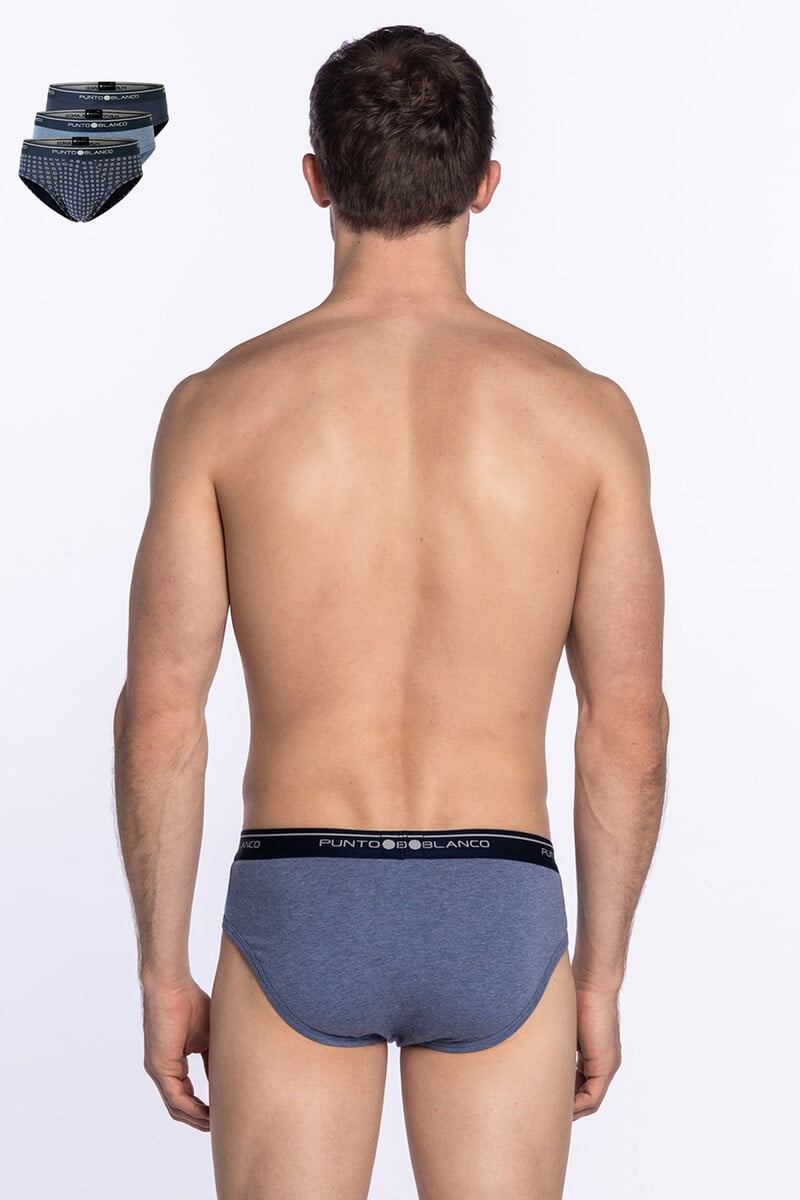 Cortefiel Pack De 3 Slips Algodón