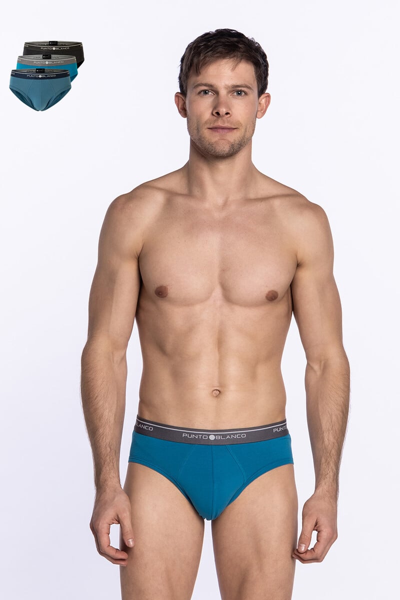 Cortefiel Pack De 3 Slips Algodón