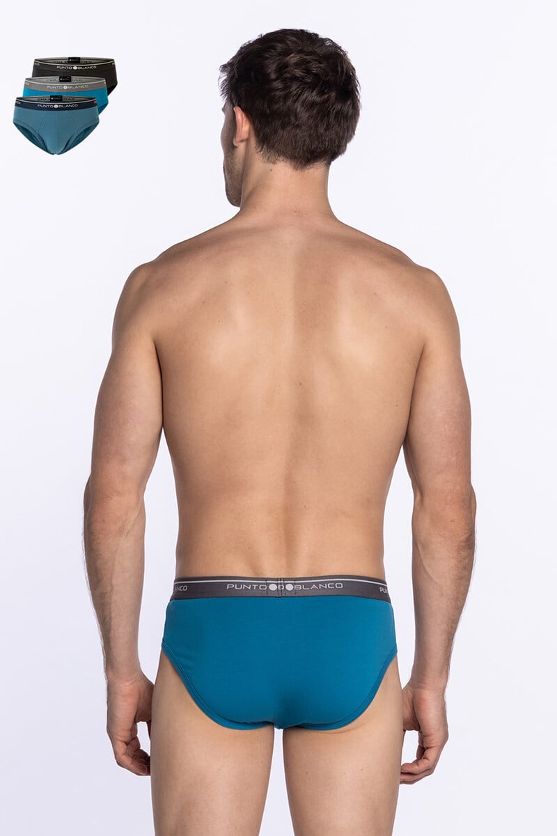 Cortefiel Pack De 3 Slips Algodón