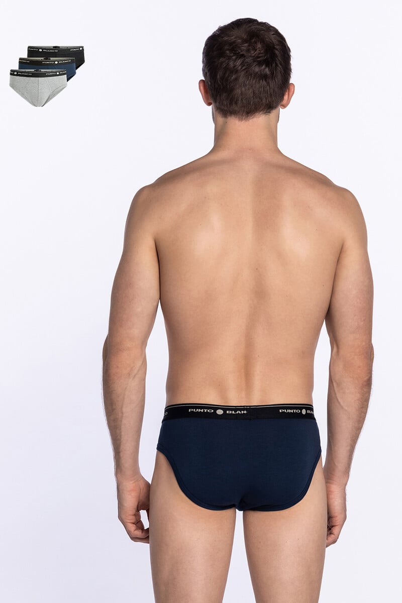 Cortefiel Pack De 3 Slips Algodón