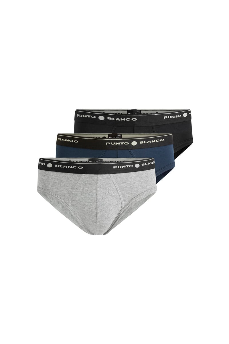 Cortefiel Pack de 3 slips algodón