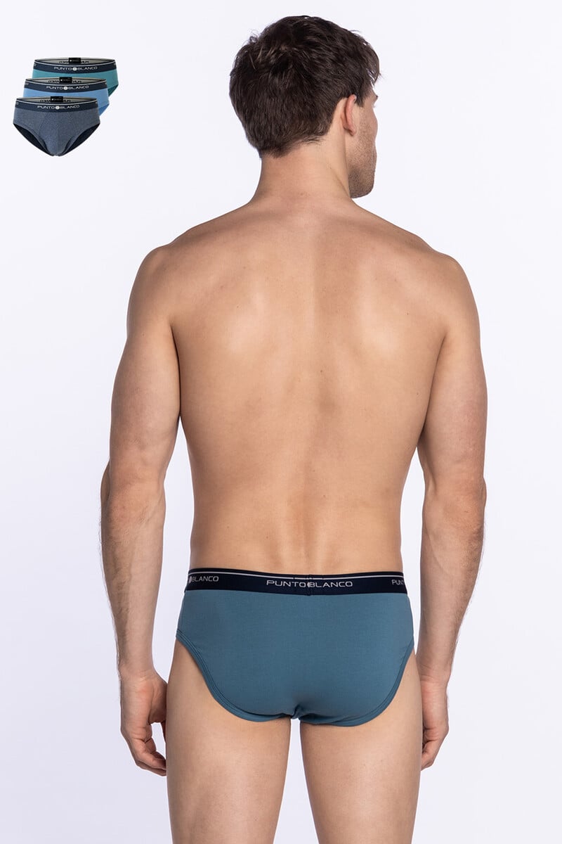 Cortefiel Pack De 3 Slips Algodón