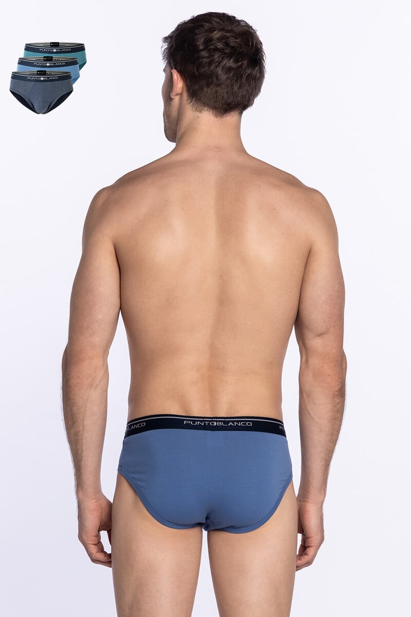 Cortefiel Pack De 3 Slips Algodón