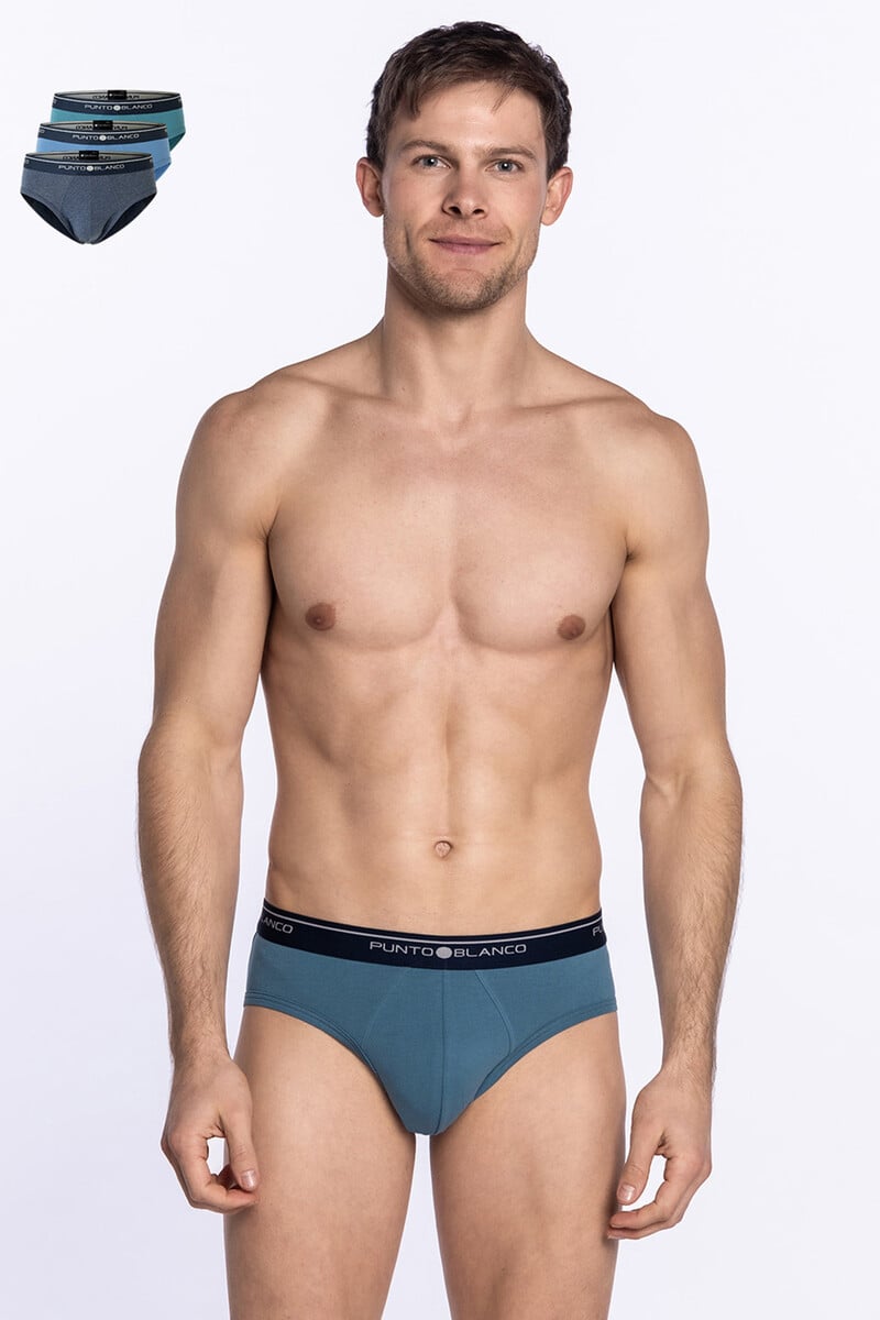 Cortefiel Pack de 3 slips algodón