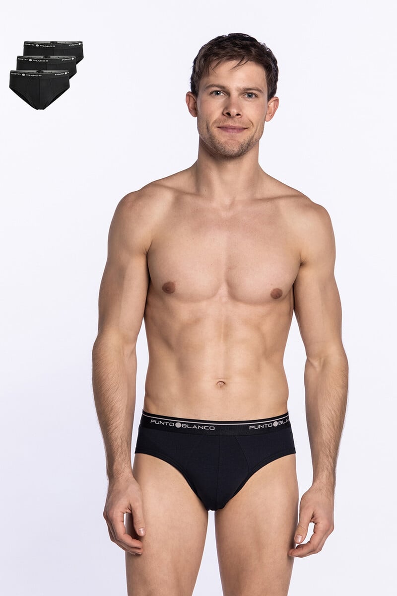 Cortefiel Pack De 3 Slips Algodón