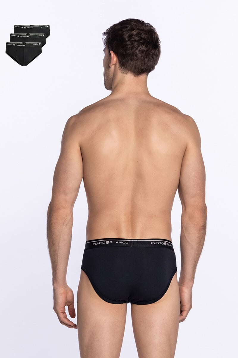 Cortefiel Pack De 3 Slips Algodón