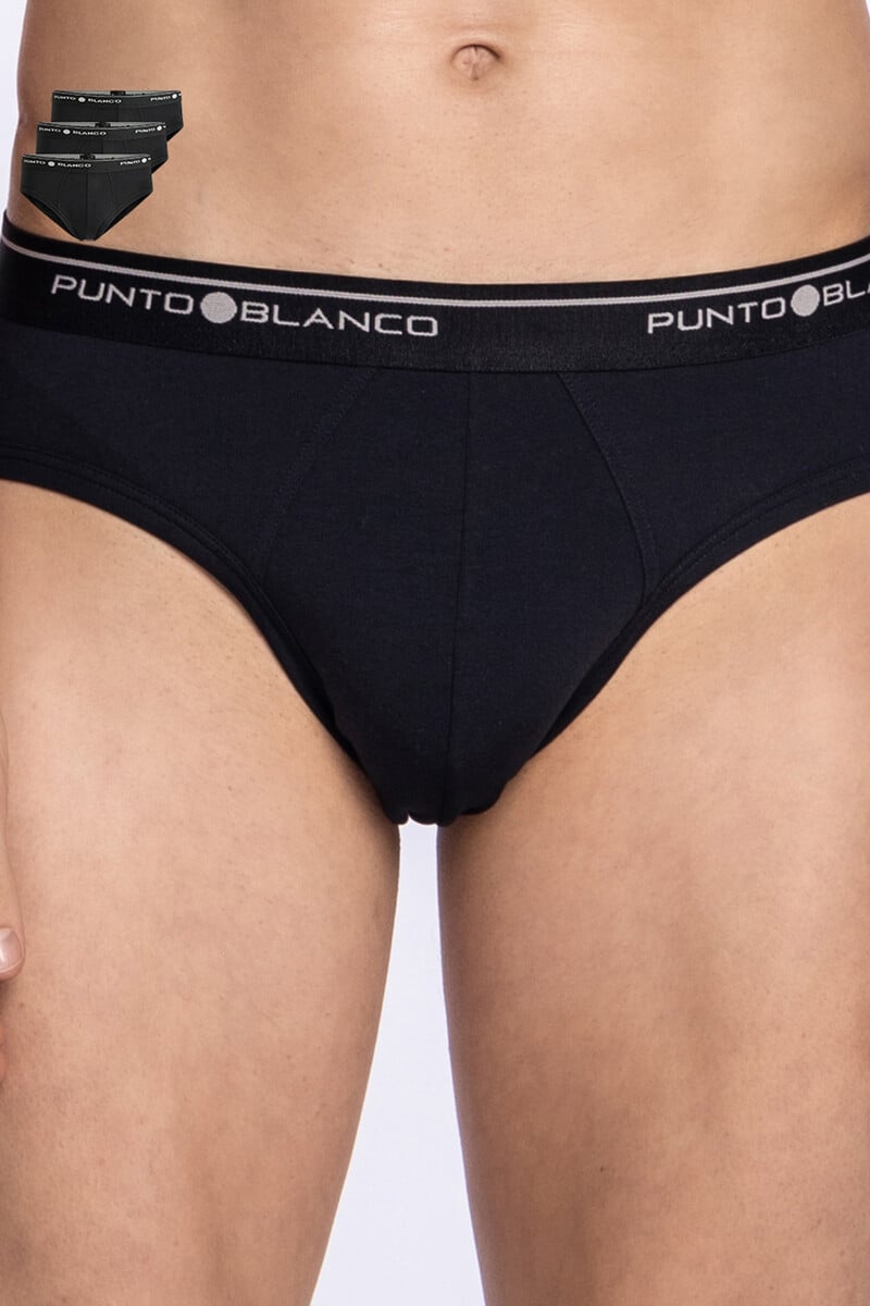 Cortefiel Pack De 3 Slips Algodón