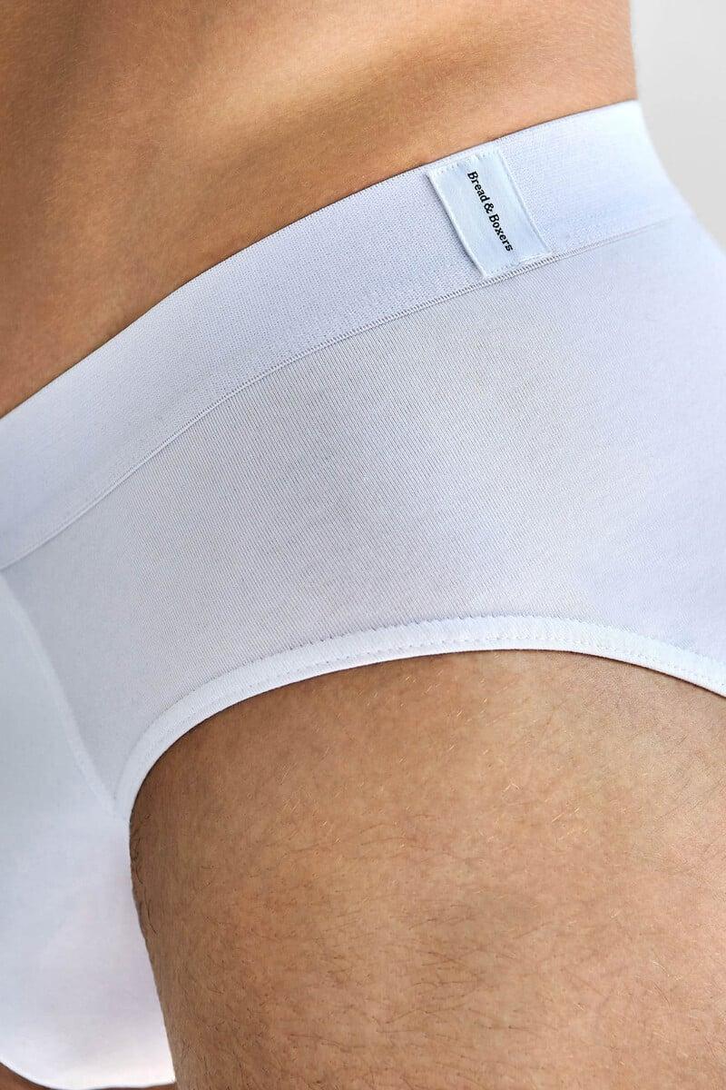 Cortefiel Pack De 3 Slips Blancos