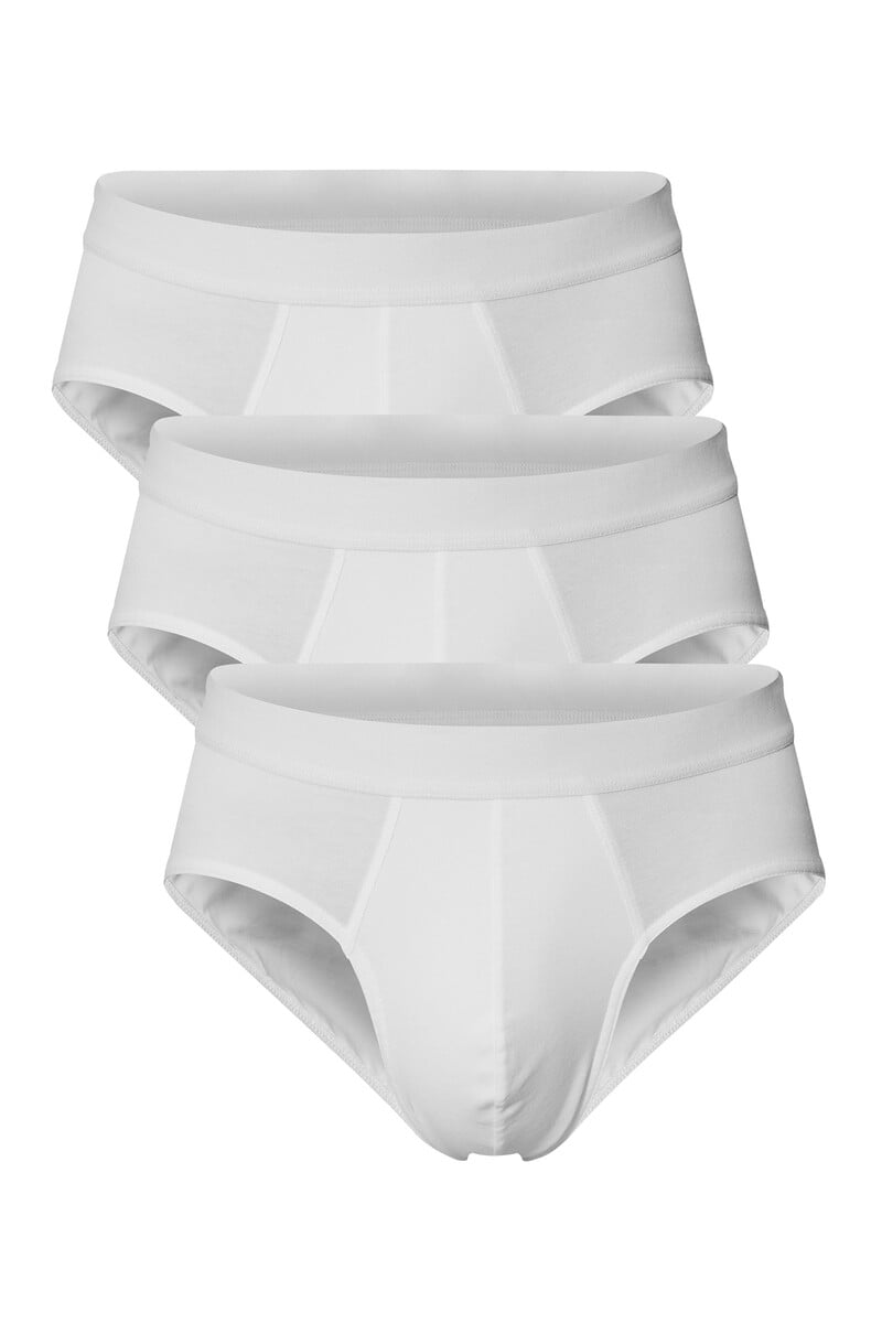 Cortefiel Pack de 3 slips blancos