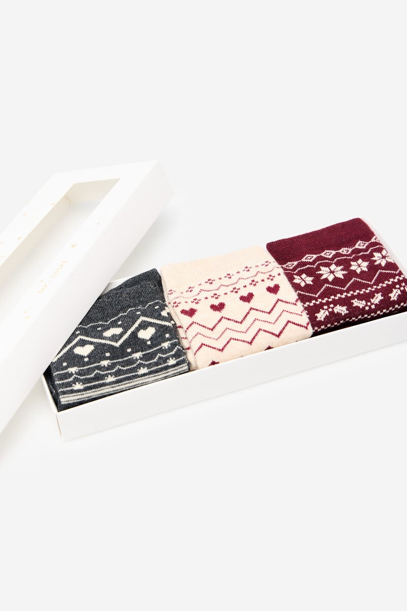 Cortefiel Pack De Calcetines Navidad