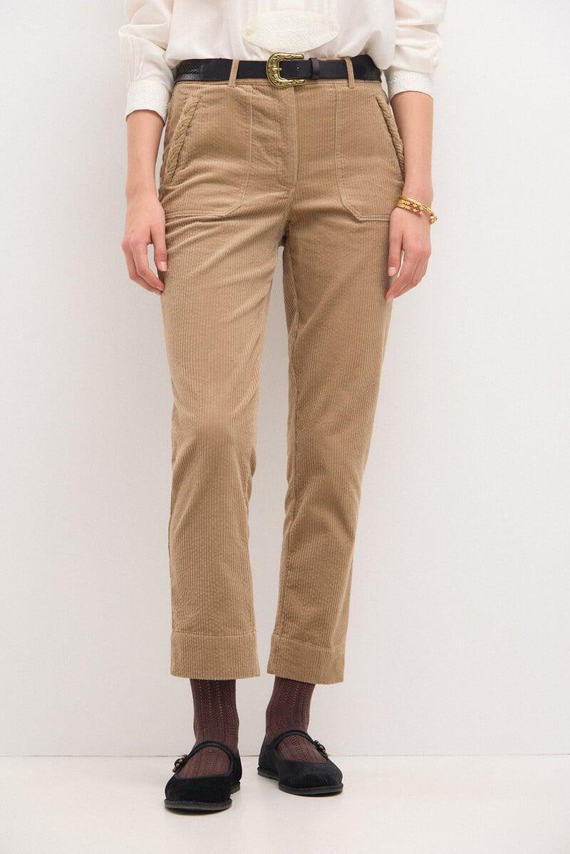 Cortefiel Padme. Pantalón Recto De Pana
