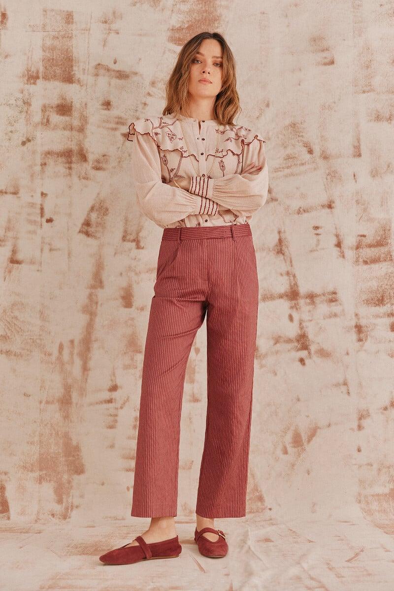 Cortefiel Paloma. Pantalones Rayas