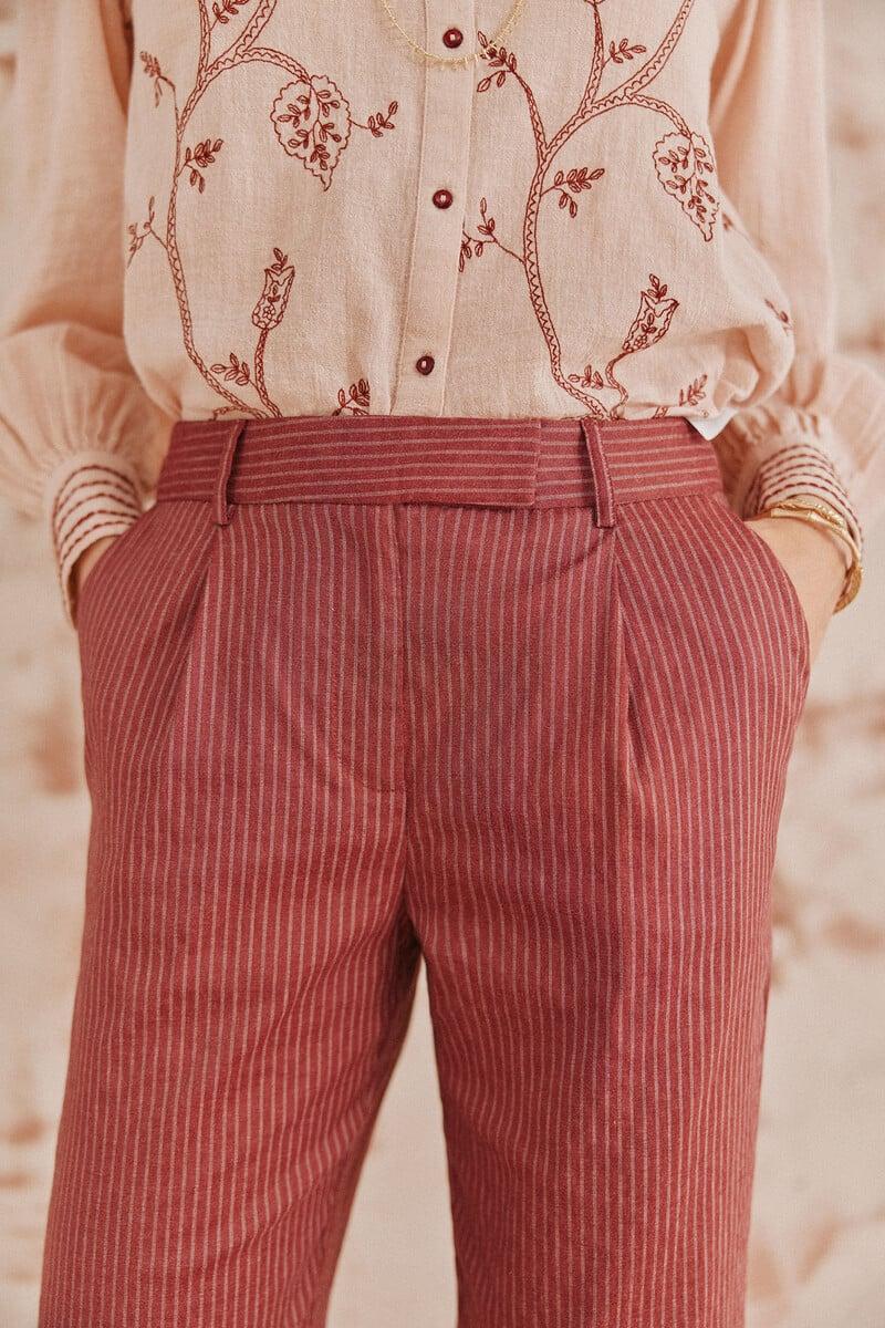 Cortefiel Paloma. Pantalones Rayas