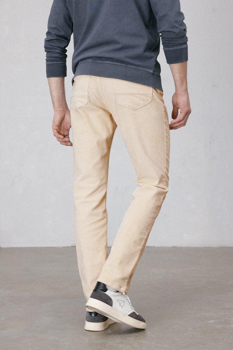 Cortefiel Pantalón 5 Bolsillos Pana Fina