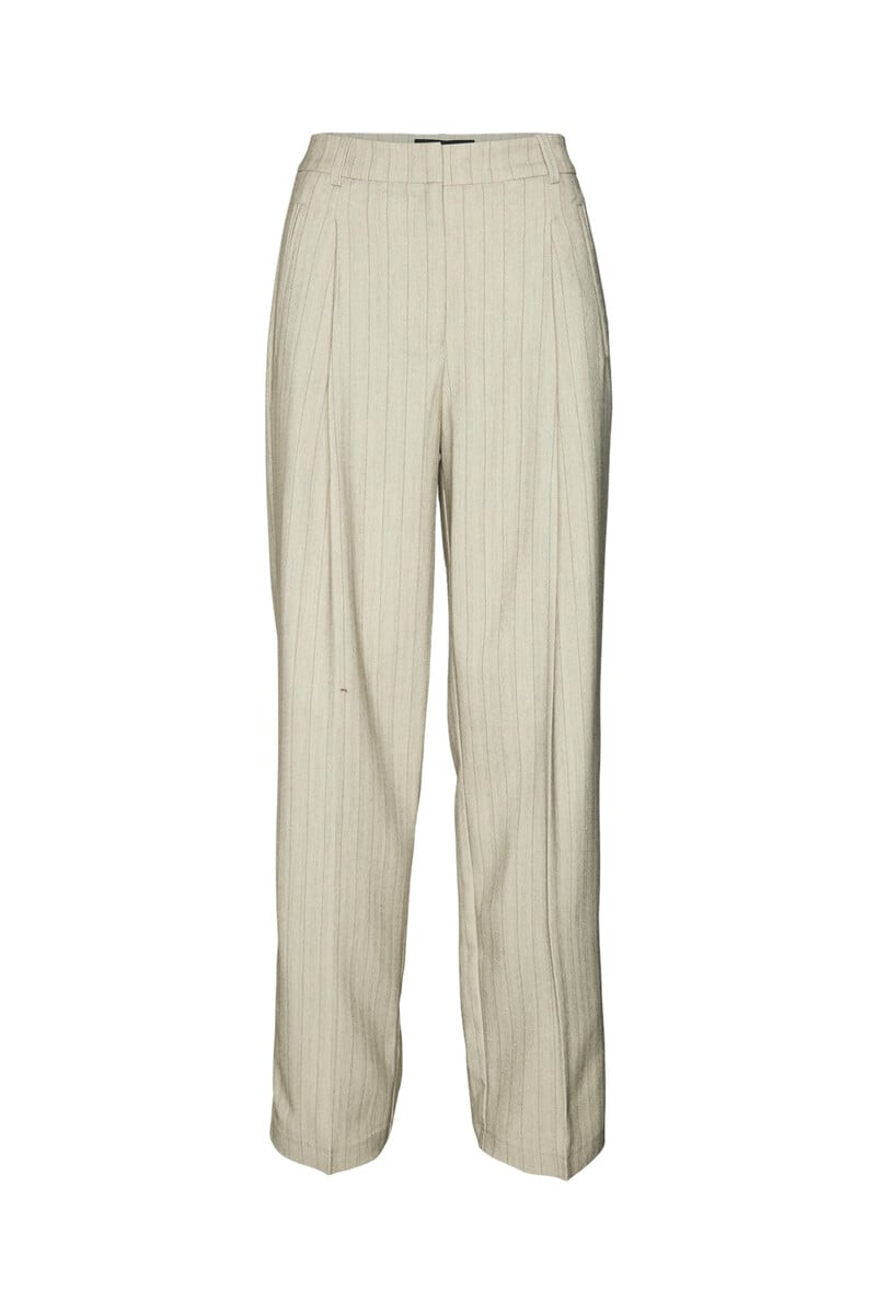 Cortefiel Pantalón ancho de rayas
