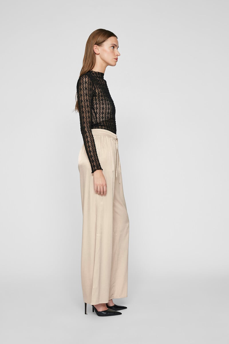 Cortefiel Pantalón Ancho Fluido