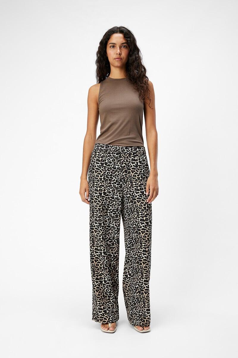 Cortefiel Pantalón Animal Print