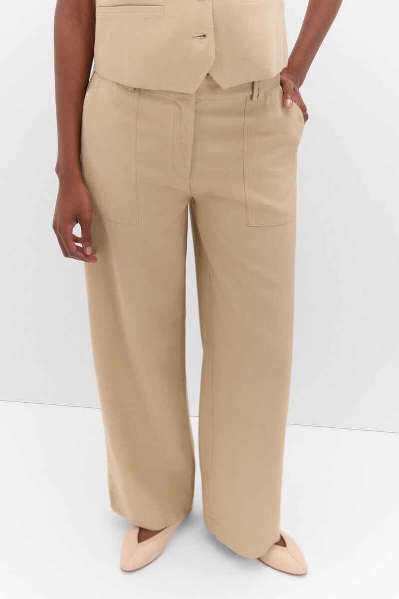 Cortefiel Pantalón Cargo Ancho