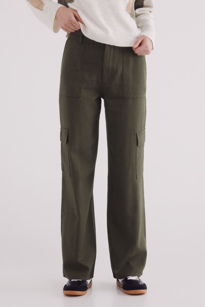 Cortefiel Pantalón Cargo Ligero
