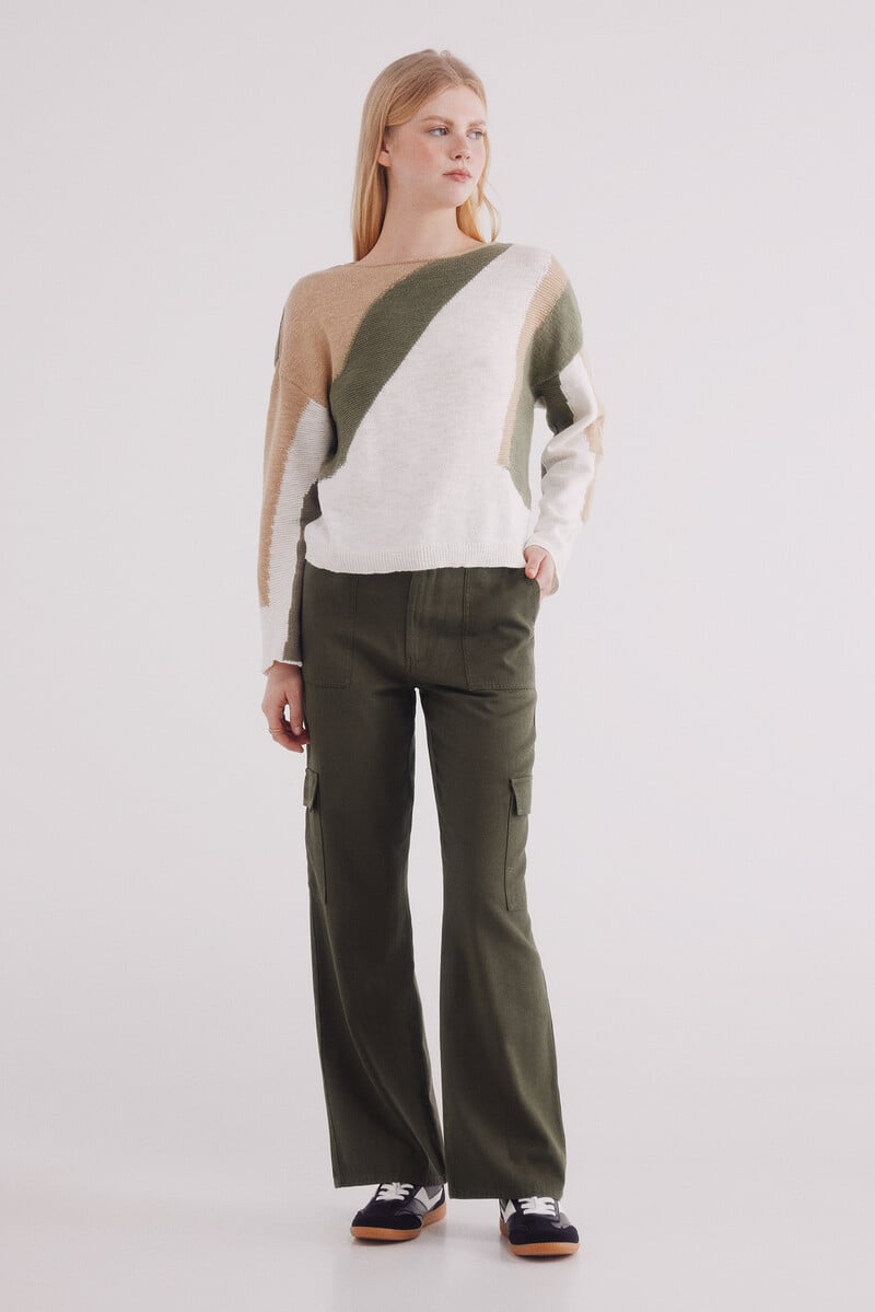 Cortefiel Pantalón cargo ligero