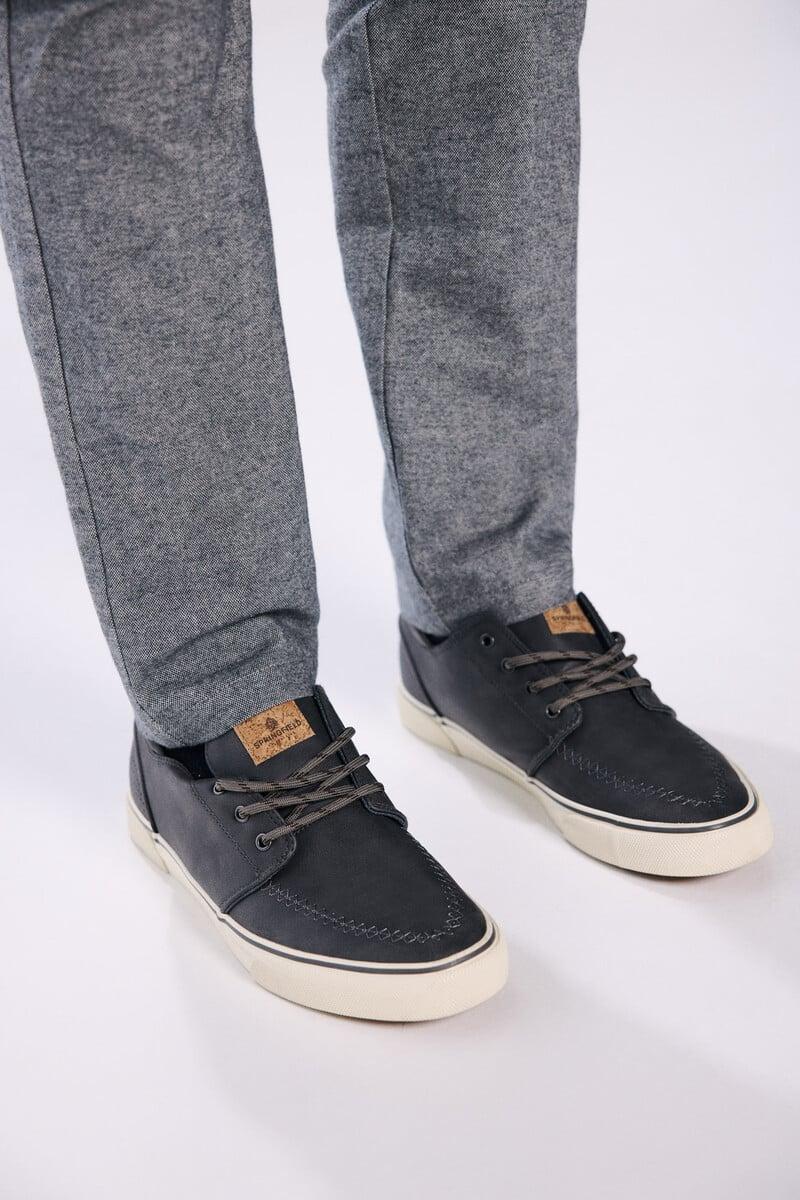 Cortefiel Pantalón Cargo Melange Comfort Slim Fit