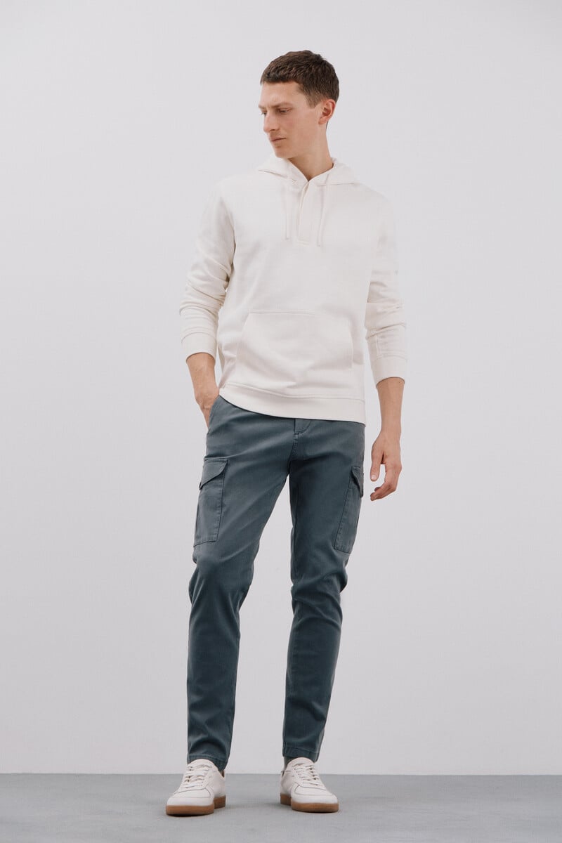 Cortefiel Pantalón Cargo Tapered Fit