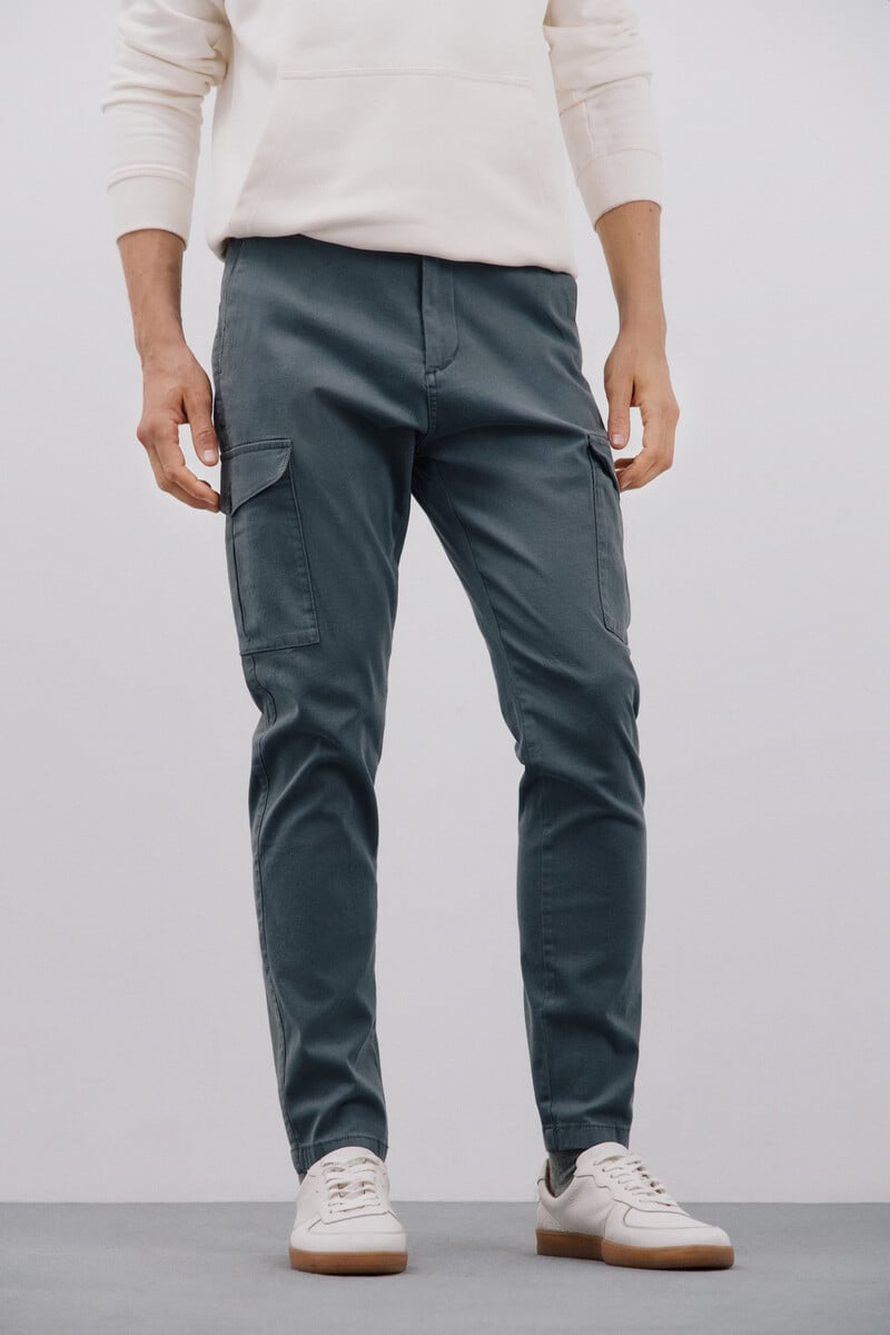 Cortefiel Pantalón cargo tapered fit