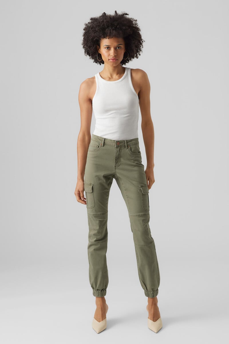 Cortefiel Pantalón cargo tobillero