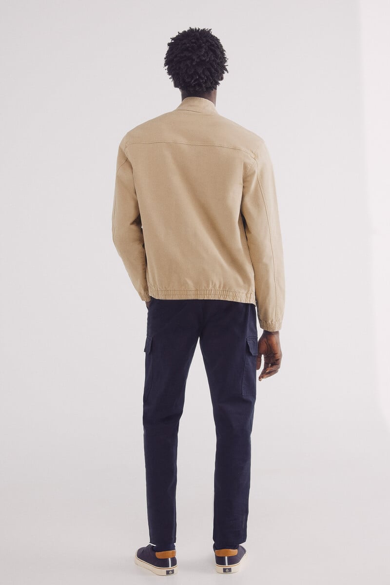 Cortefiel Pantalón Chino Cargo Comfort Slim Fit