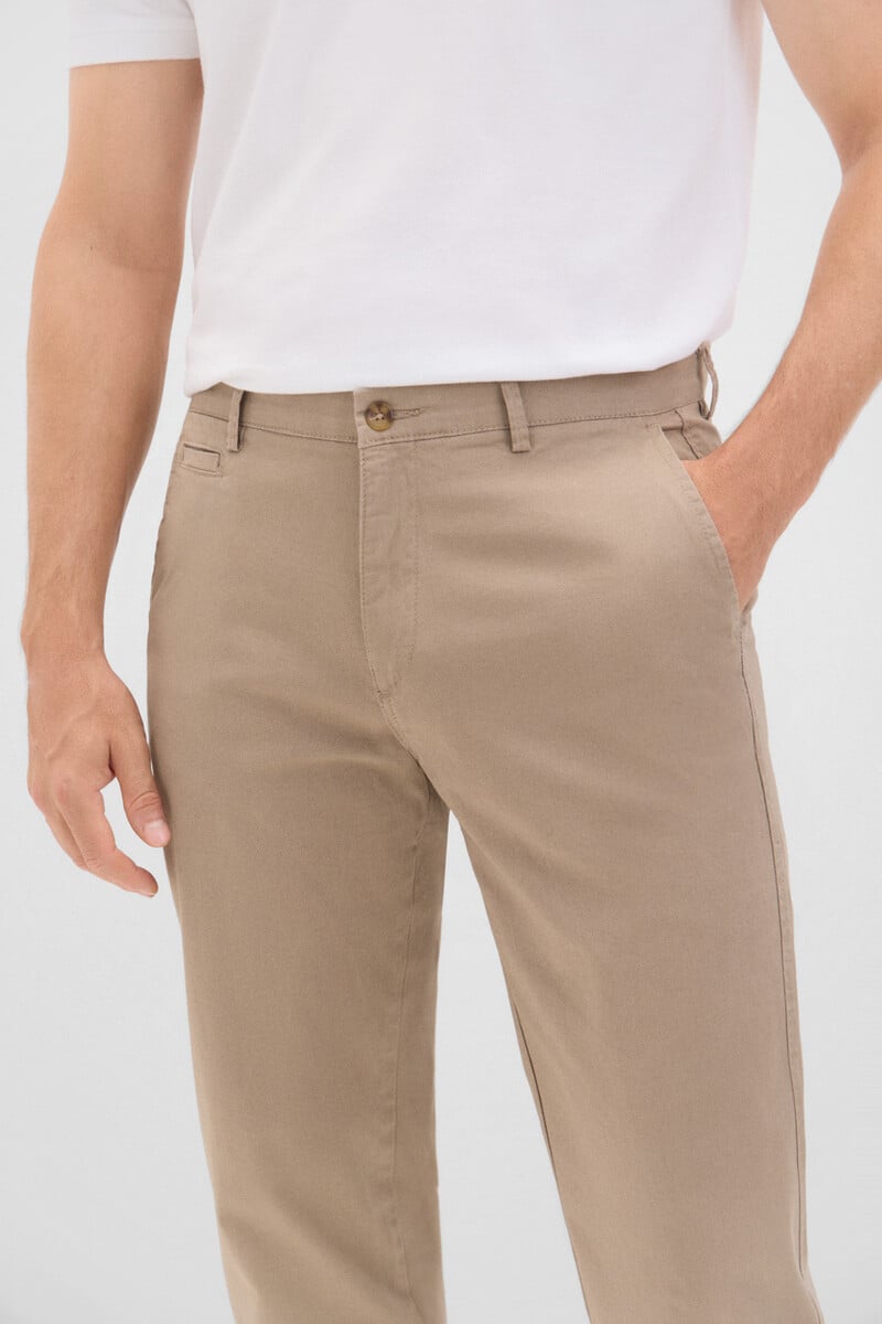 Cortefiel Pantalón Chino Estampado Regular Fit
