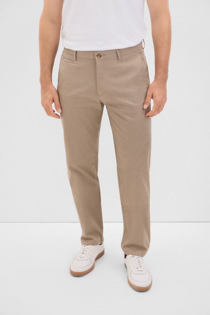 Cortefiel Pantalón Chino Estampado Regular Fit