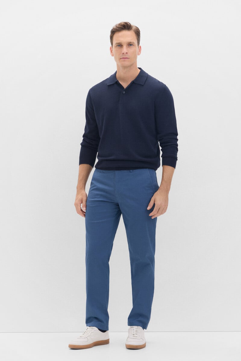 Cortefiel Pantalón chino estampado regular fit