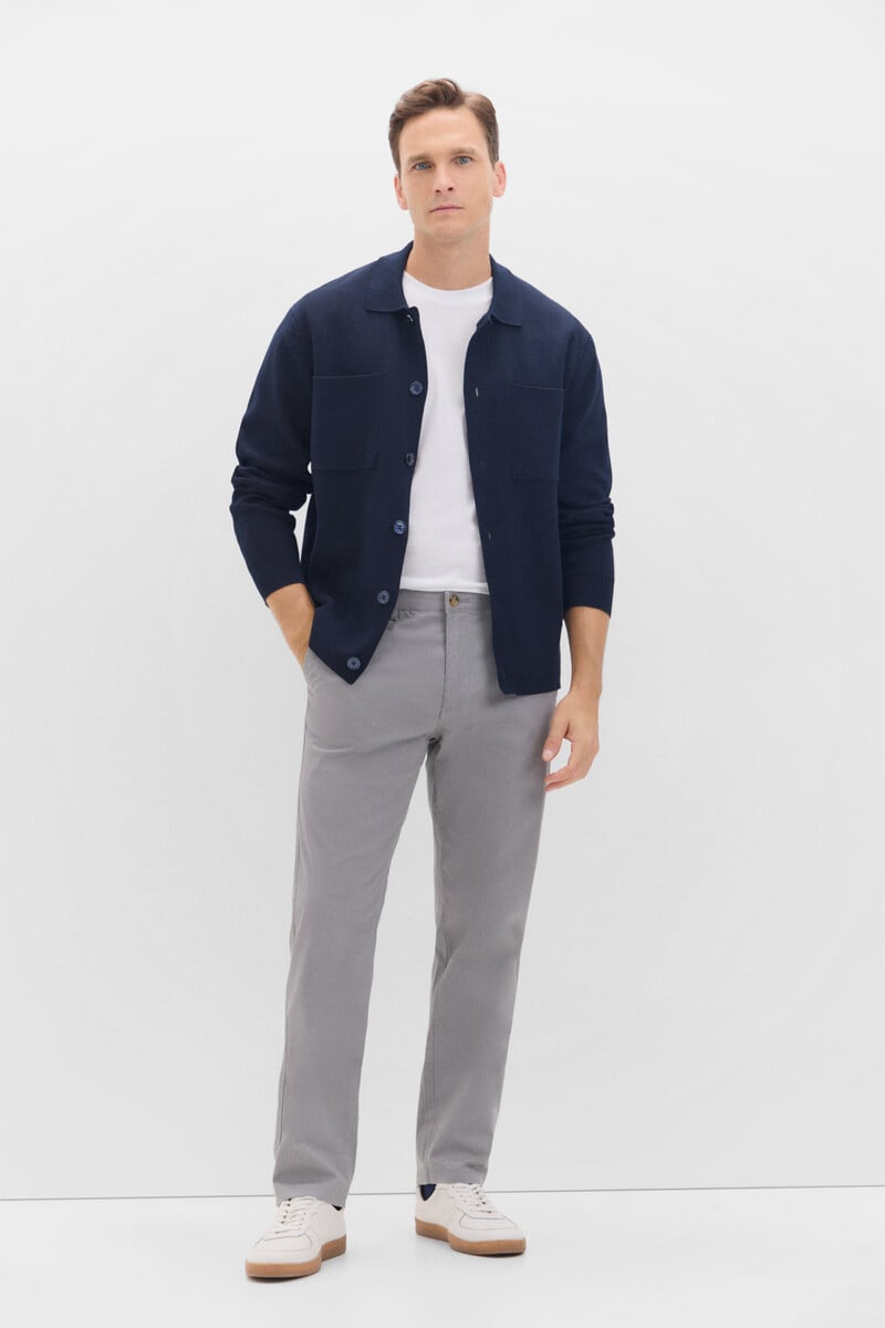 Cortefiel Pantalón chino estampado regular fit