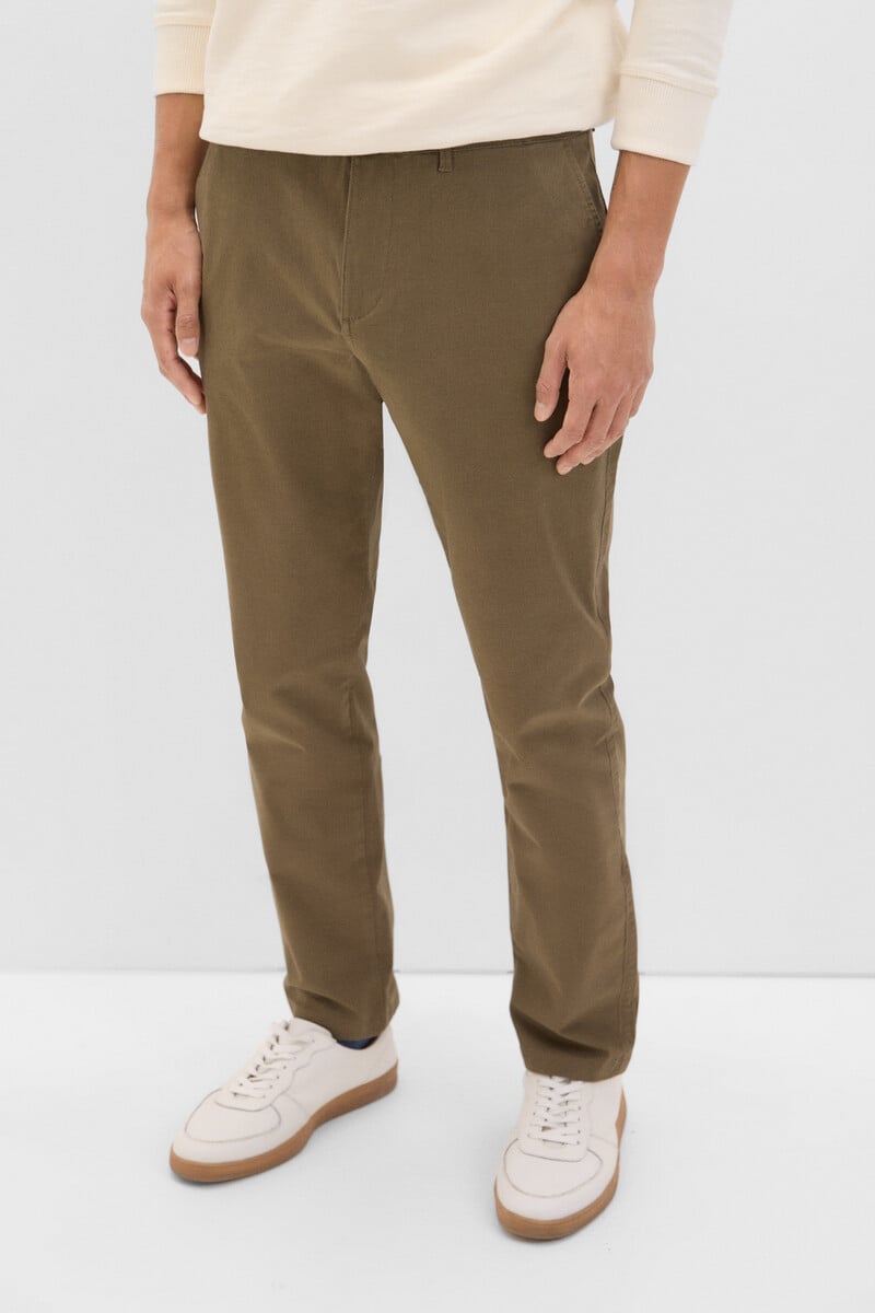 Cortefiel Pantalón Chino Estampado Slim Fit