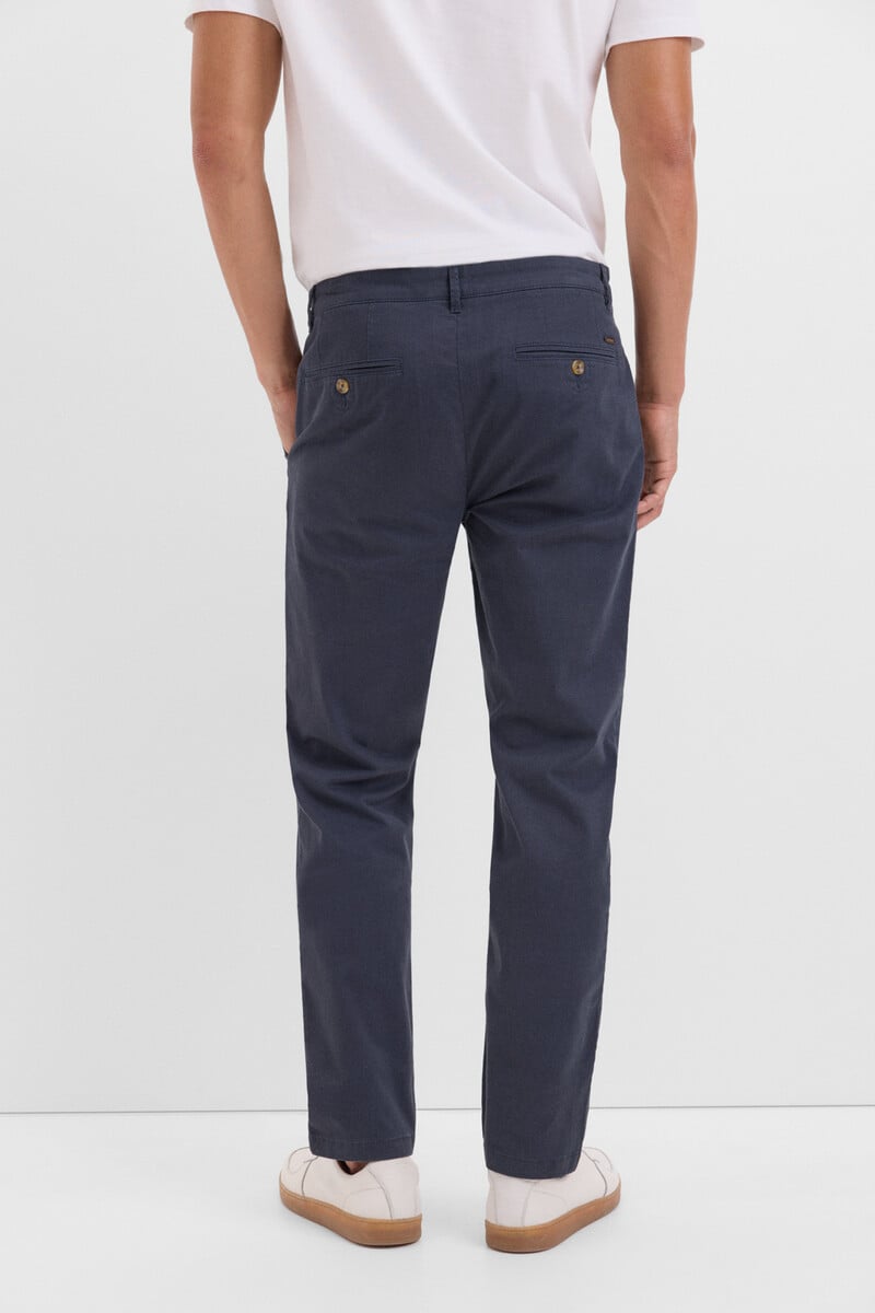 Cortefiel Pantalón Chino Estampado Slim Fit