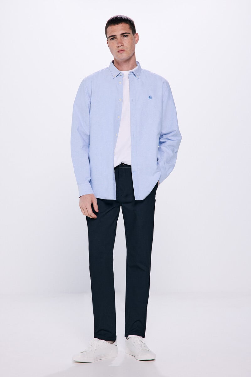 Cortefiel Pantalón chino estampado slim fit