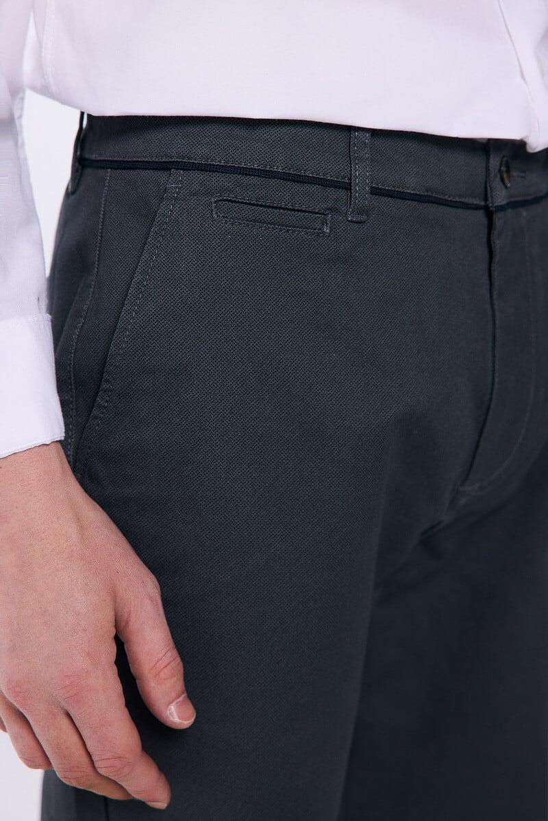 Cortefiel Pantalón Chino Estampado Slim Fit
