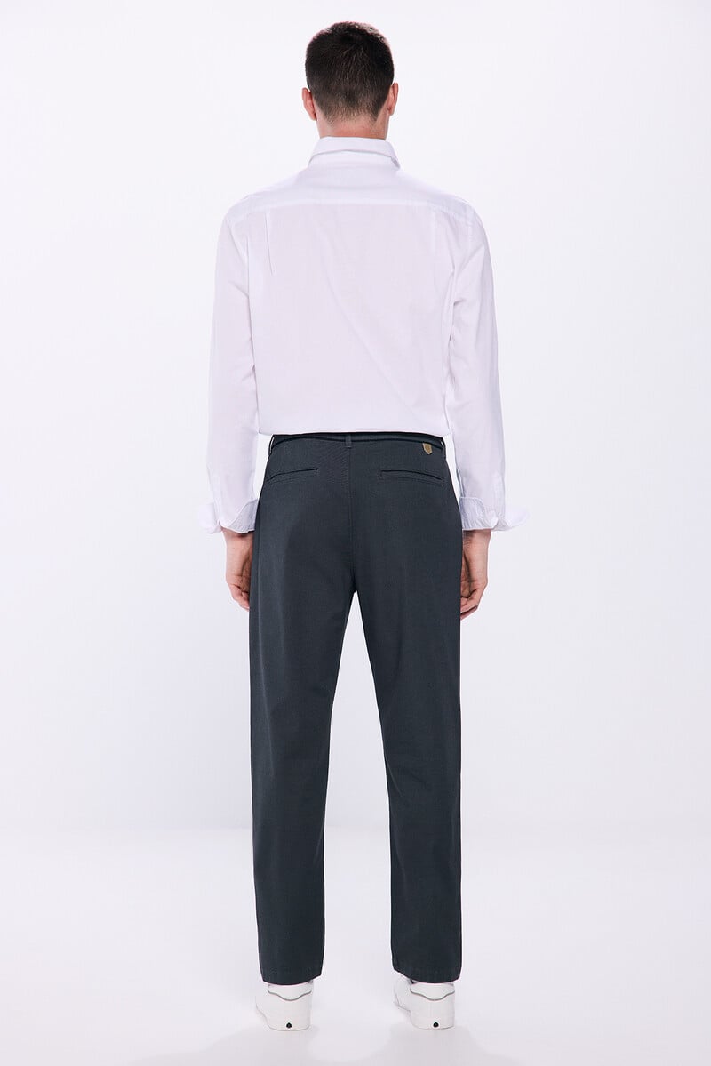Cortefiel Pantalón Chino Estampado Slim Fit