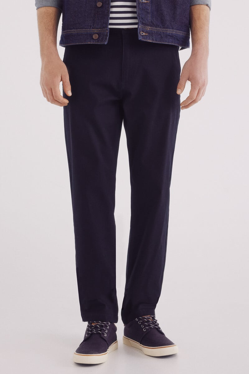 Cortefiel Pantalón Chino Estructura Comfort Fit