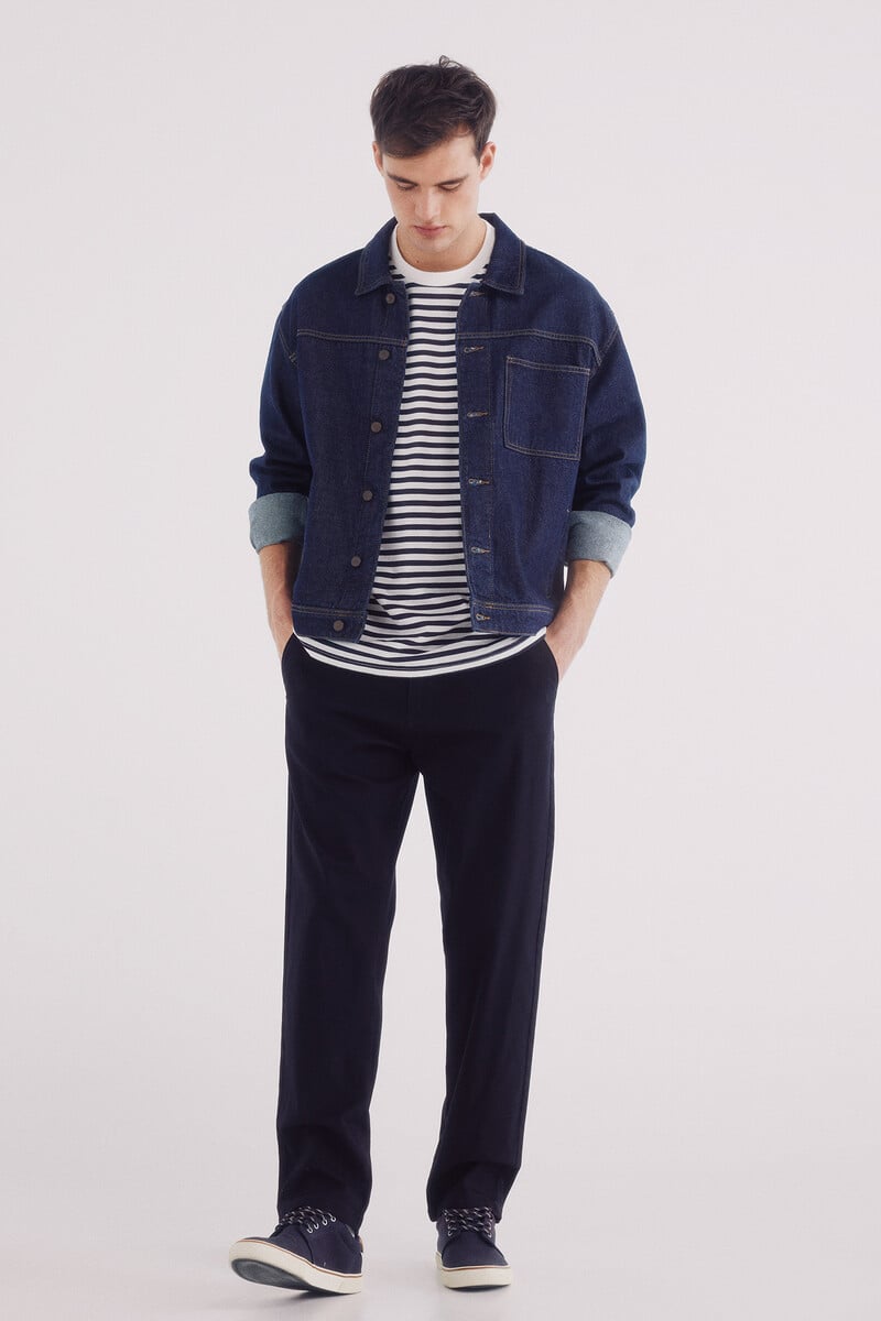 Cortefiel Pantalón chino estructura comfort fit