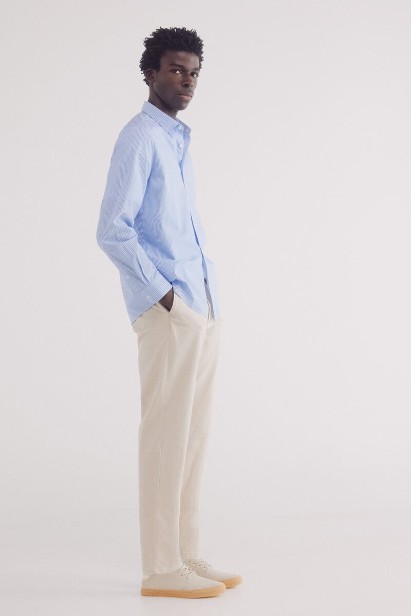 Cortefiel Pantalón chino estructura comfort fit